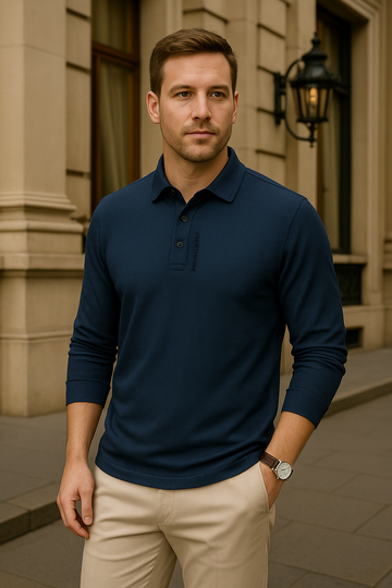 Premium Coral Herren-Poloshirt