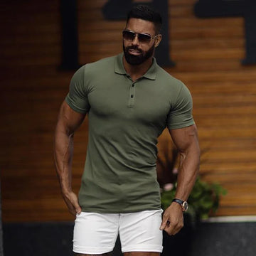 Slim Fit Herren-Poloshirt Tyreese